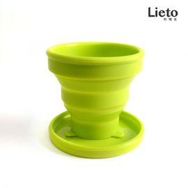 [Lieto_Baby]Lieto silicone multipurpose folding cup_100% silicon material_ Made in KOREA